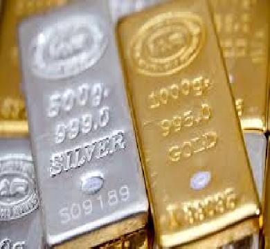 ارتفاع سعر الذهب العالمي 1.3 % وانخفاض الفضه